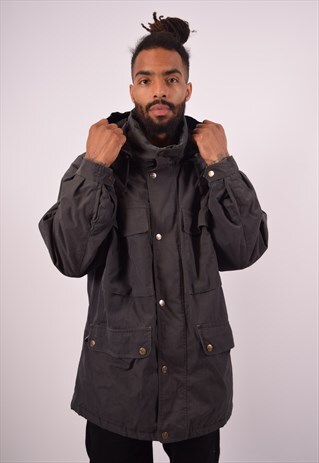 VINTAGE FILA WINDBREAKER JACKET GREY