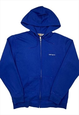 Carhartt Vintage Men's Royal Blue Zip Up Jacket