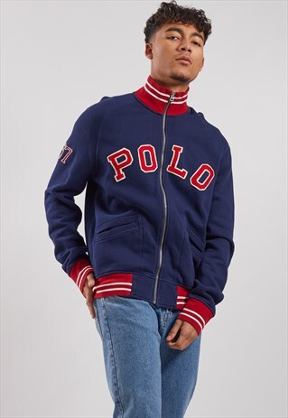 VINTAGE RALPH LAUREN ZIP-UP SWEATSHIRT