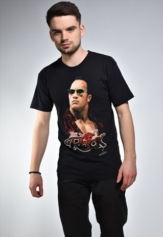 VINTAGE 2000 WWF THE ROCK T-SHIRT