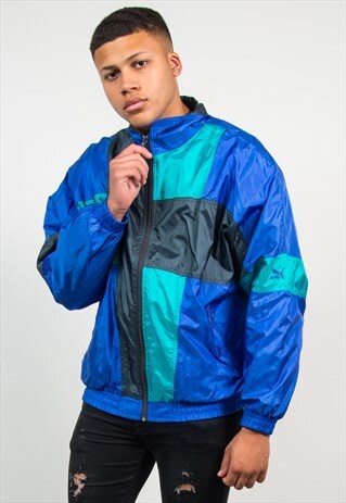 NINETIES PUMA SHELL TRACKSUIT JACKET WINDBREAKER