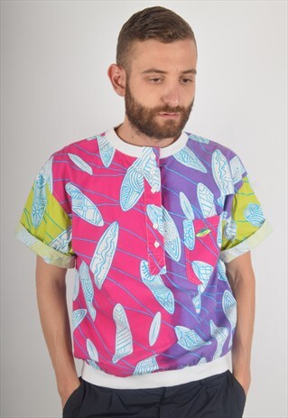 VINTAGE T-SHIRT FESTIVAL SURF BOARDS PRINT SIZE M (523)