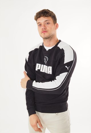 VINTAGE PUMA SWEATSHIRT BLACK