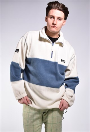 VINTAGE 1990S EISENEGGER KLASSIKER QUARTER ZIP FLEECE