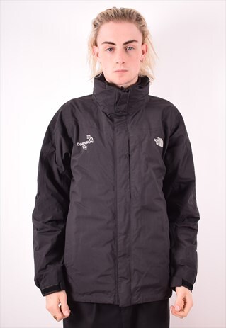 THE NORTH FACE MENS VINTAGE JACKET LARGE BLACK 90S