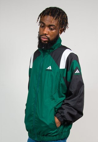 VINTAGE ADIDAS EQUIPMENT SHELL WINDBREAKER JACKET