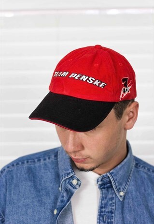 VINTAGE TEAM PENSKE RACING CAP LOGO 90S ONE SIZE 2.7