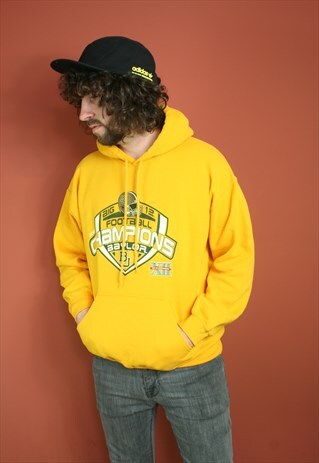 VINTAGE USA COLLEGE OVERSIZED HOODIE SWEATSHIRT JUMPER