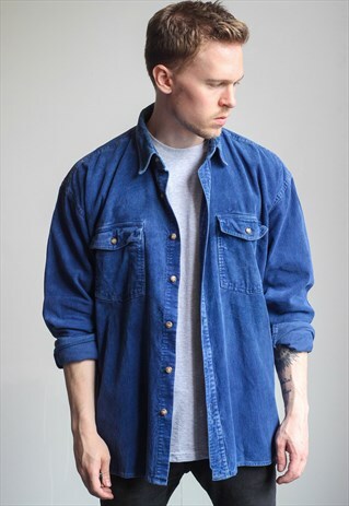 VINTAGE OVERSIZED CORDUROY SHIRT