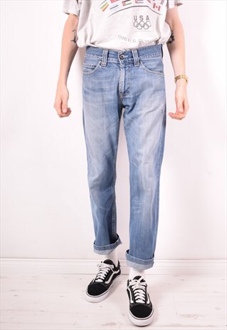 LEVI'S 506 MENS VINTAGE JEANS W30 L30 BLUE 90S