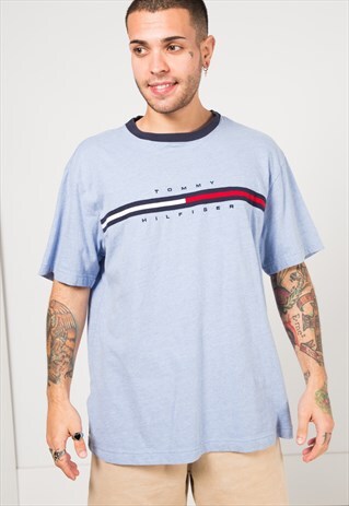 VINTAGE 80'S TOMMY HILFIGER SPORT T-SHIRT / S0383