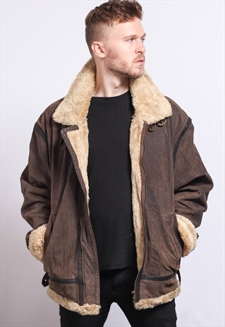 VINTAGE SUEDE AVIATOR JACKET