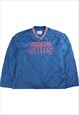 Vintage  MLB Varsity Jacket Chicago Cubs MLB Pullover Blue