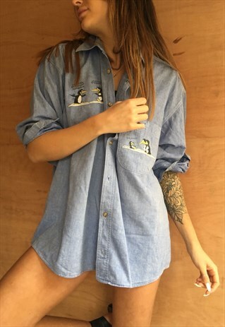 OVERSIZED RETRO 90S 80S VINTAGE UNISEX FESTIVAL SHIRT