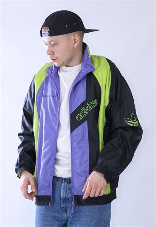 VINTAGE MENS ADIDAS ORIGINALS TRACK SUIT JACKET