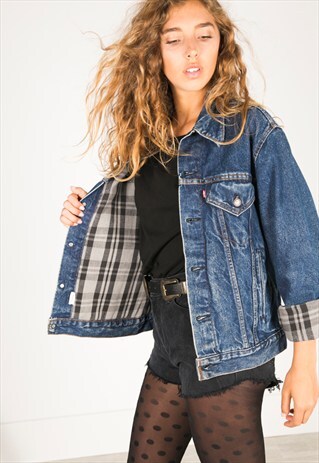 VINTAGE 80S LEVIS WINTER BLANKET JACKET / R1100R008