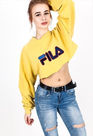 VINTAGE FILA CROPPED SWEATSHIRT S46