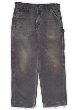 Vintage Carhartt Workwear Grey Carpenter Trousers Womens