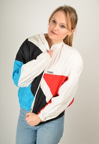VINTAGE SHELL FESTIVAL JACKET 80'S WHITE