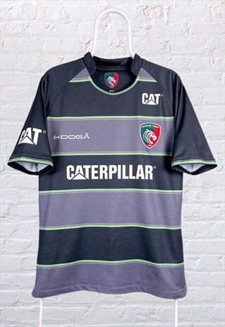 VINTAGE LEICESTER TIGERS RUGBY SHIRT KOOGA 2015 AWAY JERSEY