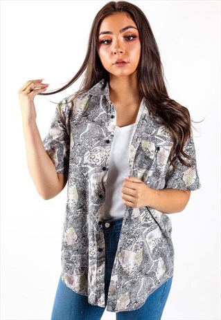 VINTAGE PATTERNED SHIRT S563