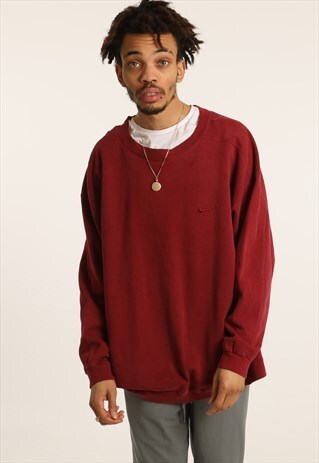 VINTAGE NIKE EMBROIDERED LOGO SWEATSHIRT