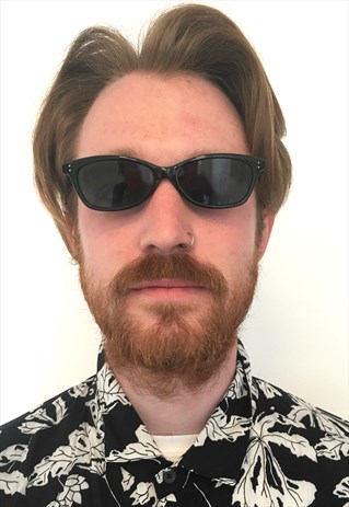 VINTAGE 90S SUPER SLIM WAYFARER SUNGLASSES