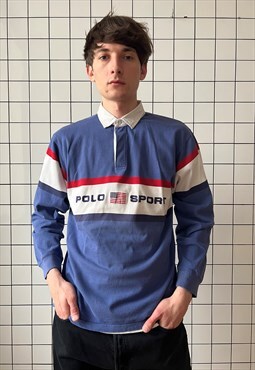 Vintage POLO SPORT Ralph Lauren Rugby Shirt Pullover 90s