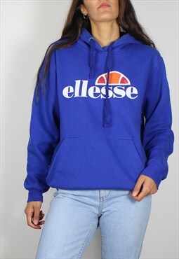 Vintage Ellesse Sweatshirt Jumper w Statement Logo Front