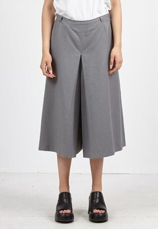 VINTAGE GREY CULOTTES TROUSERS BOTTOMS