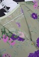 VINTAGE 90S COLOURFUL FLORAL FLOWERY FLOWER PRINT BLOUSE TOP