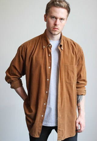 VINTAGE OVERSIZED CORDUROY SHIRT