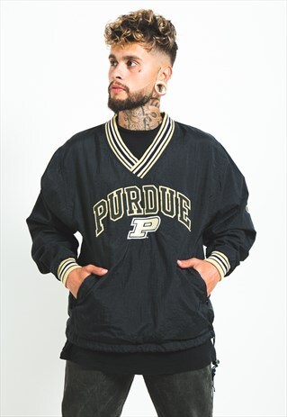 VINTAGE 90'S CHAMPION V-NECK PULLOVER JACKET / S4736