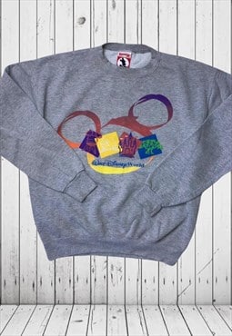 vintage grey disney world sweatshirt