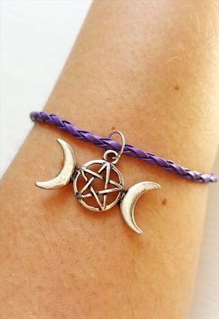PENTAGRAM BRACELET DEEP PURPLE