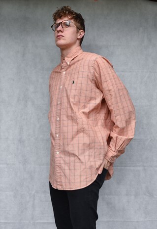 VINTAGE POLO CHECK SHIRT SIZE XL