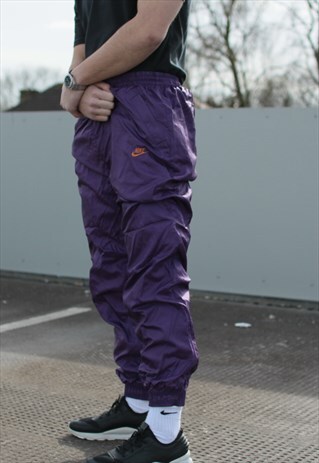 VINTAGE RARE 80S PURPLE NIKE JOGGERS