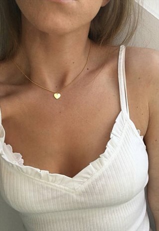 GOLD HEART NECKLACE