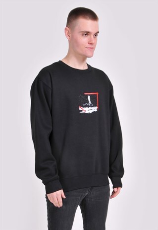 BLACK JOY-RIDE SWEATSHIRT