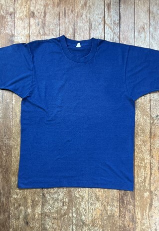 Screen Stars Navy Single Stitch T - Shirt