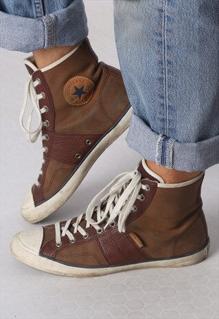CONVERSE ALL STARS HI TOPS TRAINERS UK 7.5 (AAZA) BOOTS 2009