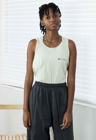 VINTAGE CHAMPION T-SHIRT LOGO 90S XL 6.2