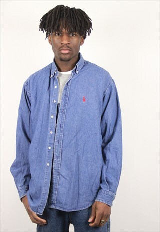 VINTAGE RALPH LAUREN DENIM SHIRT