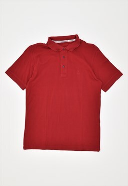 Vintage 90's Sportswear Valentino Polo Shirt Red