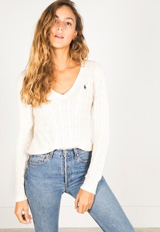 VINTAGE 80S POLO RALPH LAUREN JUMPER / R4223C201