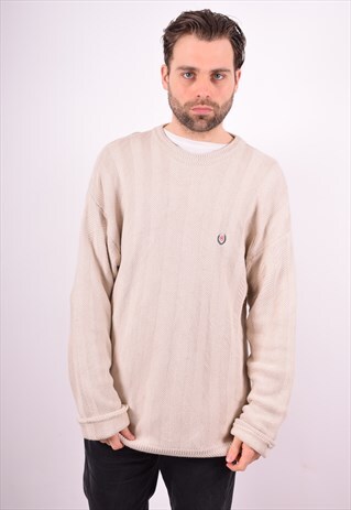 CHAPS RALPH LAUREN MENS VINTAGE JUMPER SWEATER LARGE 90'S