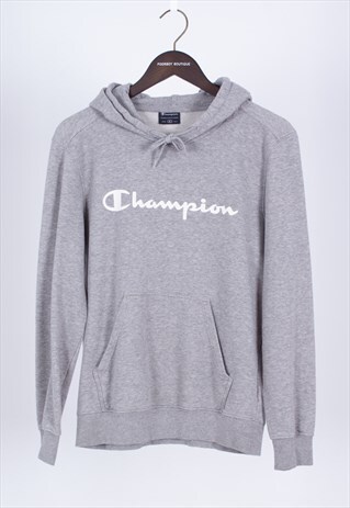 champion hoodie light grey