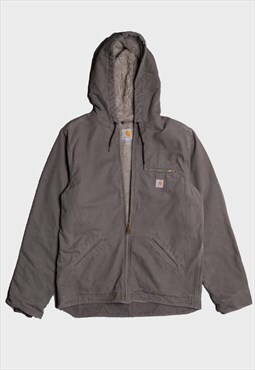 Carhartt grey oversized long sleeved '90s jacket