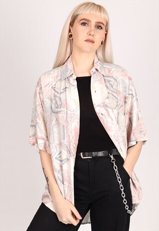 VINTAGE PATTERN SHIRT NS554