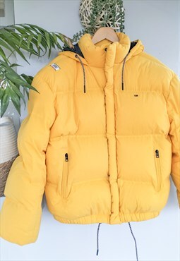 Tommy Hilfiger Yellow Down Puffer Jacket
